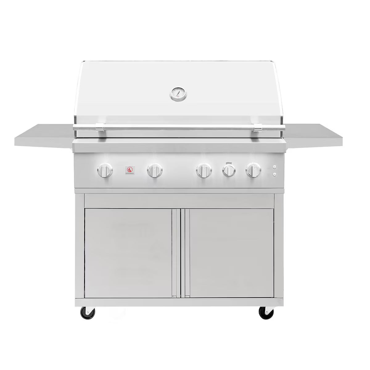 Summerset Quest 42-Inch 3 Burner Built-In Propane Gas Grill with Rear Infrared Burner, Rotisserie Kit & Drop-In Griddle Plate – QST42-LP