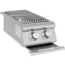 Blaze BCM 4-Piece 32-Inch Propane Outdoor Kitchen Package with Double Side Burner & Refrigerato