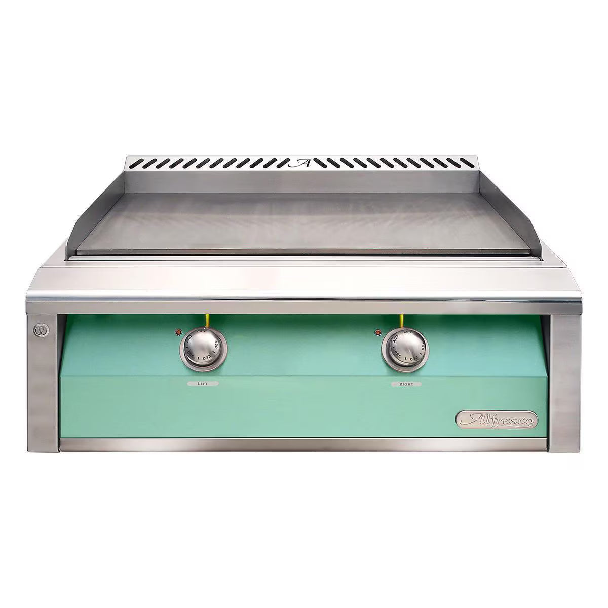 Alfresco 30-Inch Built-In Propane Griddle in Ultramarine Blue - AXE-30GT-LP-S5002