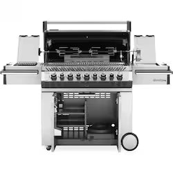 Napoleon Legacy Prestige PRO 665 5-Burner Propane Grill with Rotisserie & Infrared Side Burner (PRO665RSIBPSS-3)