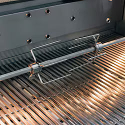 Summerset Quest 42-Inch 3 Burner Built-In Propane Gas Grill with Rear Infrared Burner, Rotisserie Kit & Drop-In Griddle Plate – QST42-LP