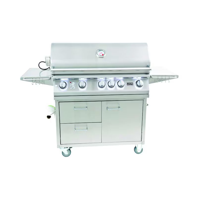 Lion L90000 40-Inch Stainless Steel Built-In Natural Gas Grill