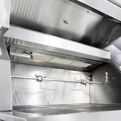 Hestan 42-Inch Propane Gas Grill with Rotisserie & Double Drawer Tower Cart – Tin Roof (GABR42-LP-BG)