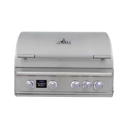 Blaze LTE PRO 32-Inch 4-Burner Built-In Natural Gas Grill with Digital Temperature Screen & Rotisserie – BLZ-4LTEPRO-NG