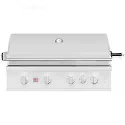 Summerset TRL Pro 40-Inch 4-Burner Built-In Natural Gas Grill with Rear Infrared Burner & Rotisserie Kit – TRLPRO40