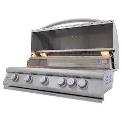 Blaze LTE+ 40-Inch 5-Burner Built-In Propane Gas Grill – Premium Stainless Steel Outdoor BBQ