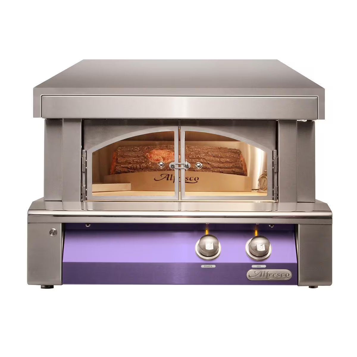 Alfresco 30-Inch Freestanding Countertop Natural Gas Outdoor Pizza Oven Plus – Light Green (AXE-PZA-NG-S6027)