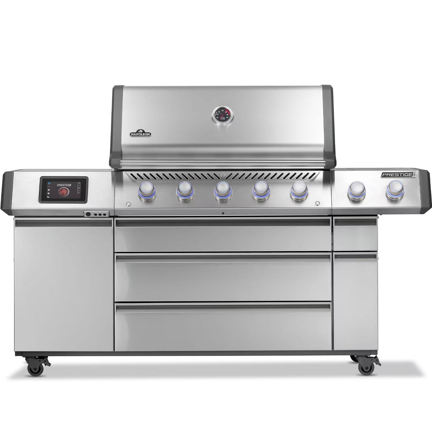 Napoleon Prestige PRO 665 Elite 5-Burner Propane Grill with Smart Technology & Electric Smoker Box – PRO665VXRSIBPSS