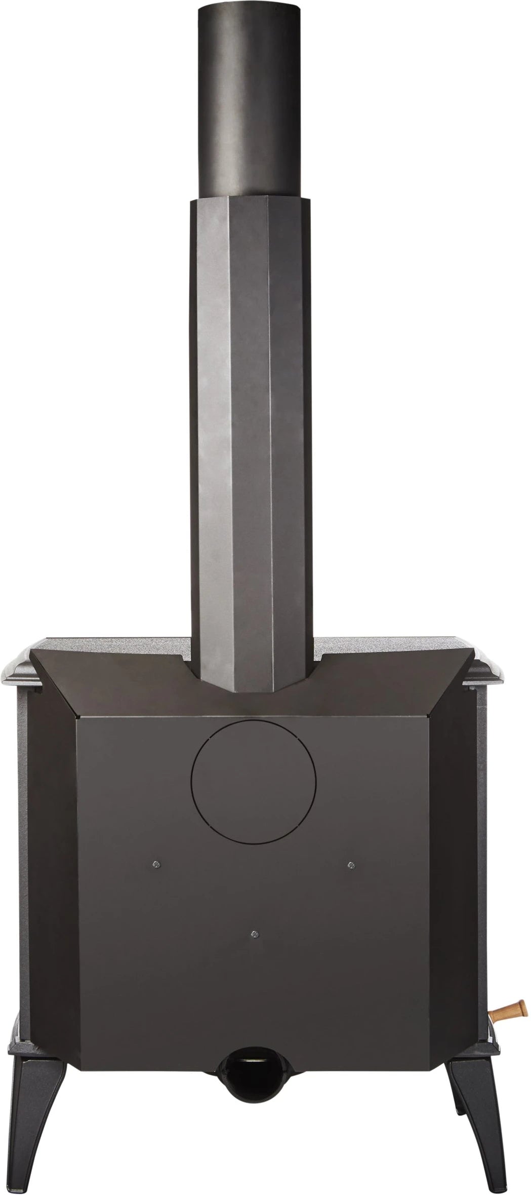 Sierra Flame Lynwood W76 Wood Burning Stove – Cast Iron Door, Black Finish