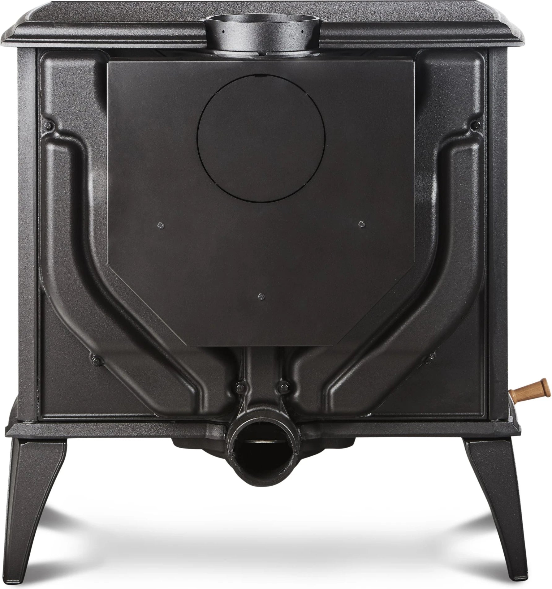 Sierra Flame Lynwood W76 Wood Burning Stove – Cast Iron Door, Black Finish