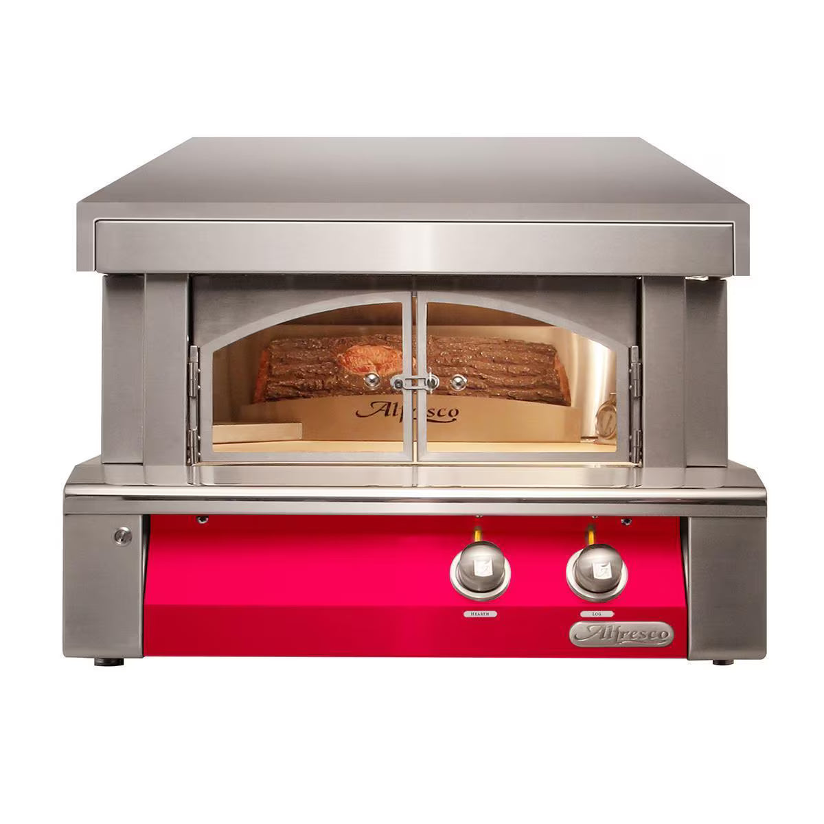 Alfresco 30-Inch Freestanding Countertop Natural Gas Outdoor Pizza Oven Plus – Light Green (AXE-PZA-NG-S6027)