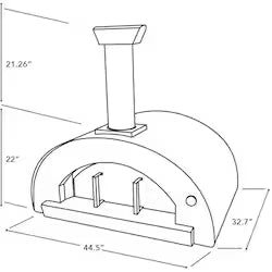 Cru Pro 90 Outdoor Wood-Fired Pizza Oven – CRUO90G1
