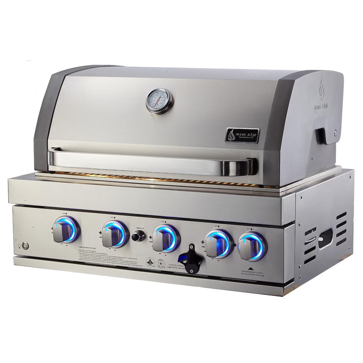 Mont Alpi 400 32-Inch Built-In Natural Gas Grill