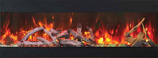 Amantii Traditional Bespoke Indoor / Outdoor Electric Fireplace Insert