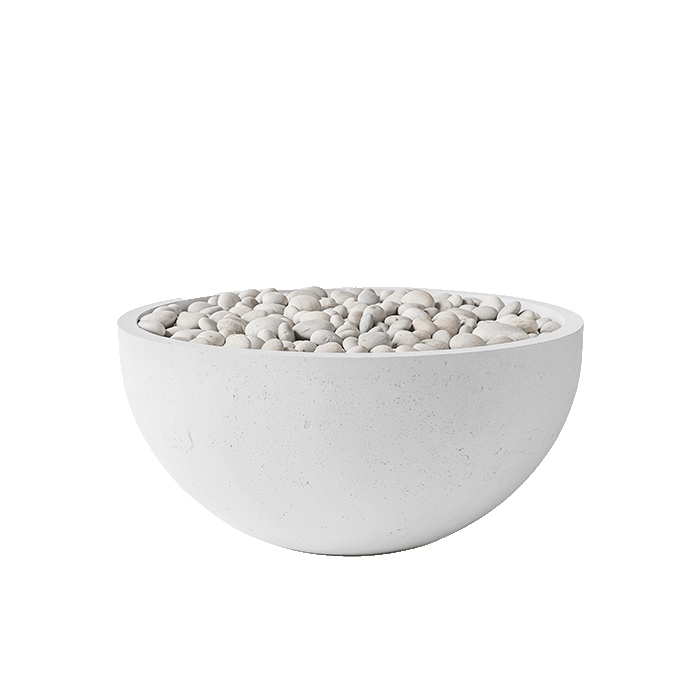 HPC FIRE Serenade Lightweight Concrete Fire Pit by Dekko – Modern Outdoor Elegance Meets Lasting Performance