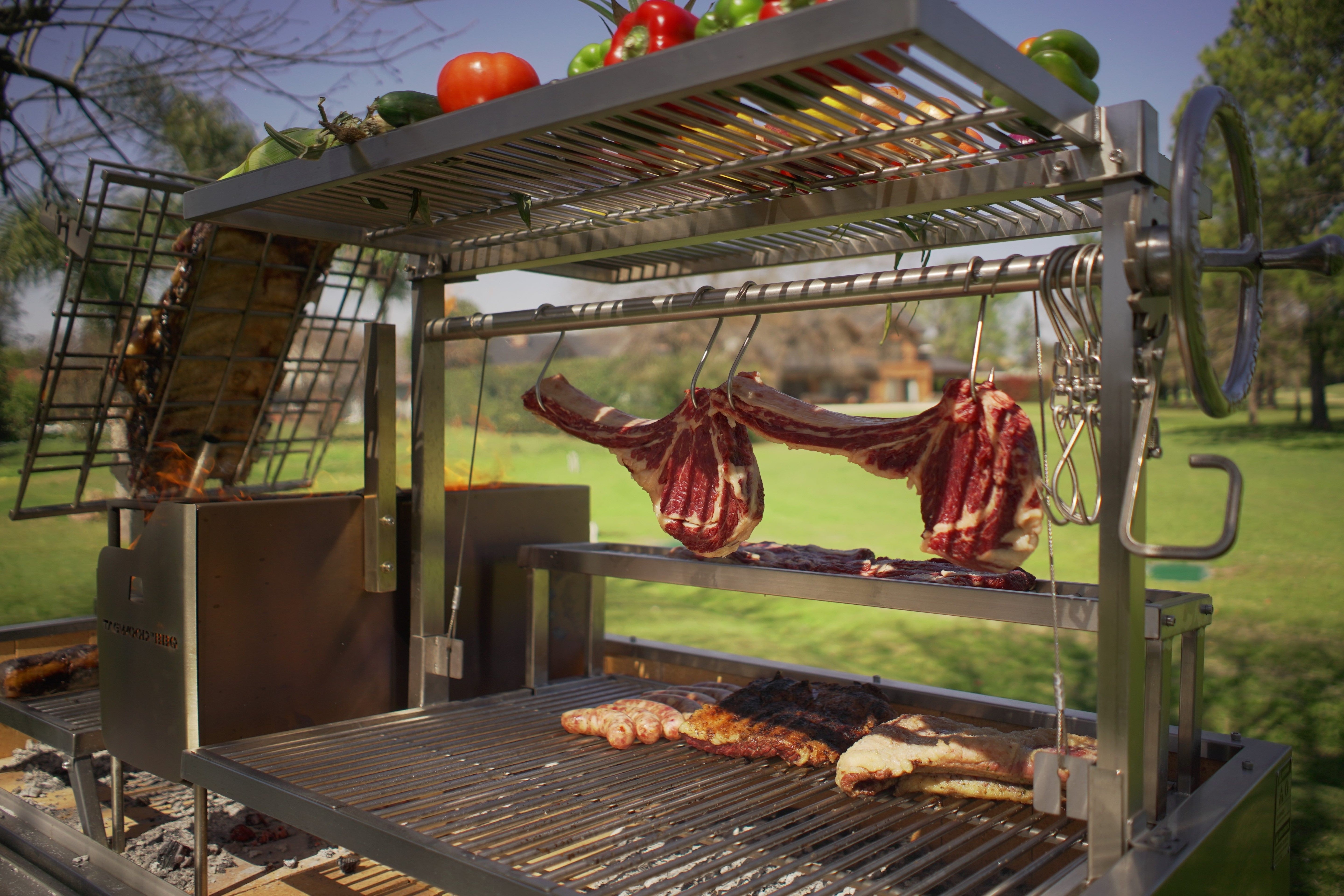 Tagwood Premium XL Stainless Steel Charcoal Grill – BBQ26SS (2,600 Sq. In.)