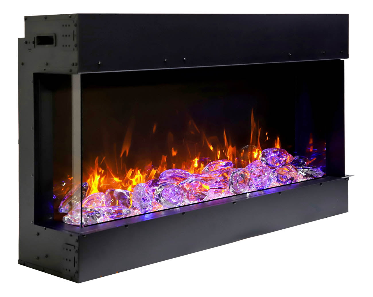 Amantii TRU VIEW SLIM 3-Sided Glass Electric Fireplace