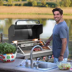 Mont Alpi 400 32-Inch Built-In Natural Gas Grill