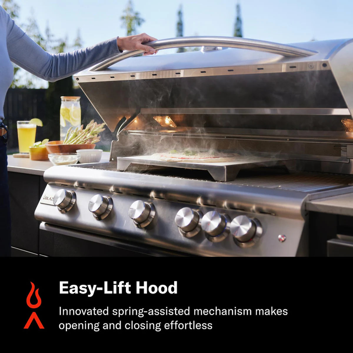 Blaze LTE+ 40-Inch 5-Burner Built-In Propane Gas Grill
