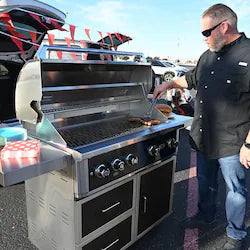 Wildfire Ranch Pro 42-Inch 4-Burner Propane Gas Grill – Black 304 Stainless Steel