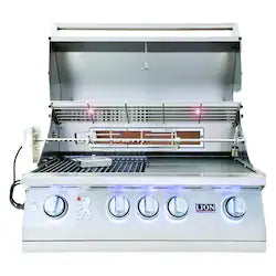 Lion L75000 32-Inch Built-In Natural Gas Grill – Premium Performance for Outdoor Kitchens