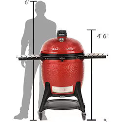 Kamado Joe Big Joe III 24-Inch Ceramic-Premium Charcoal Grill & Smoker (KJ15041021)