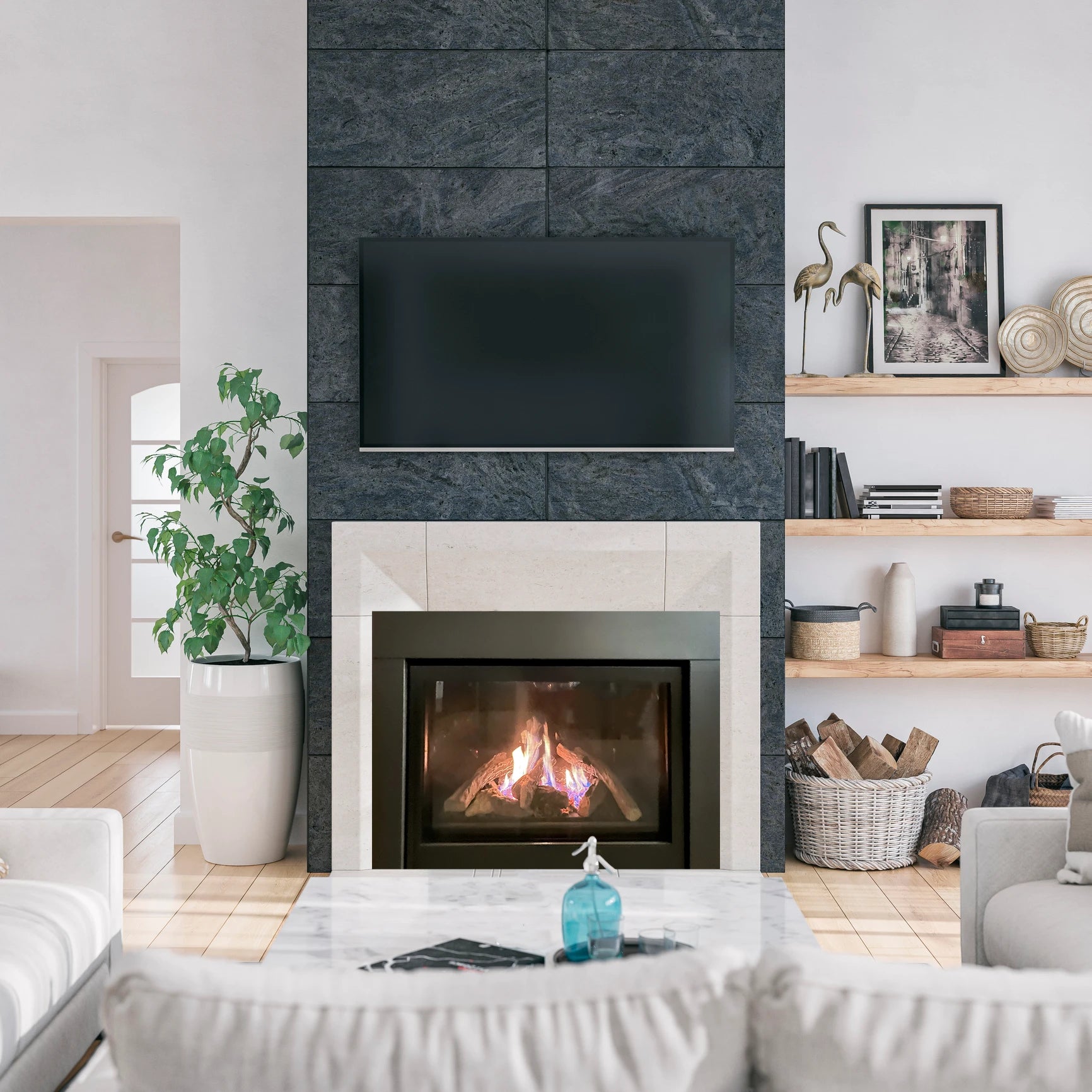 Sierra Flame Thompson 36 Direct Vent Linear Gas Fireplace