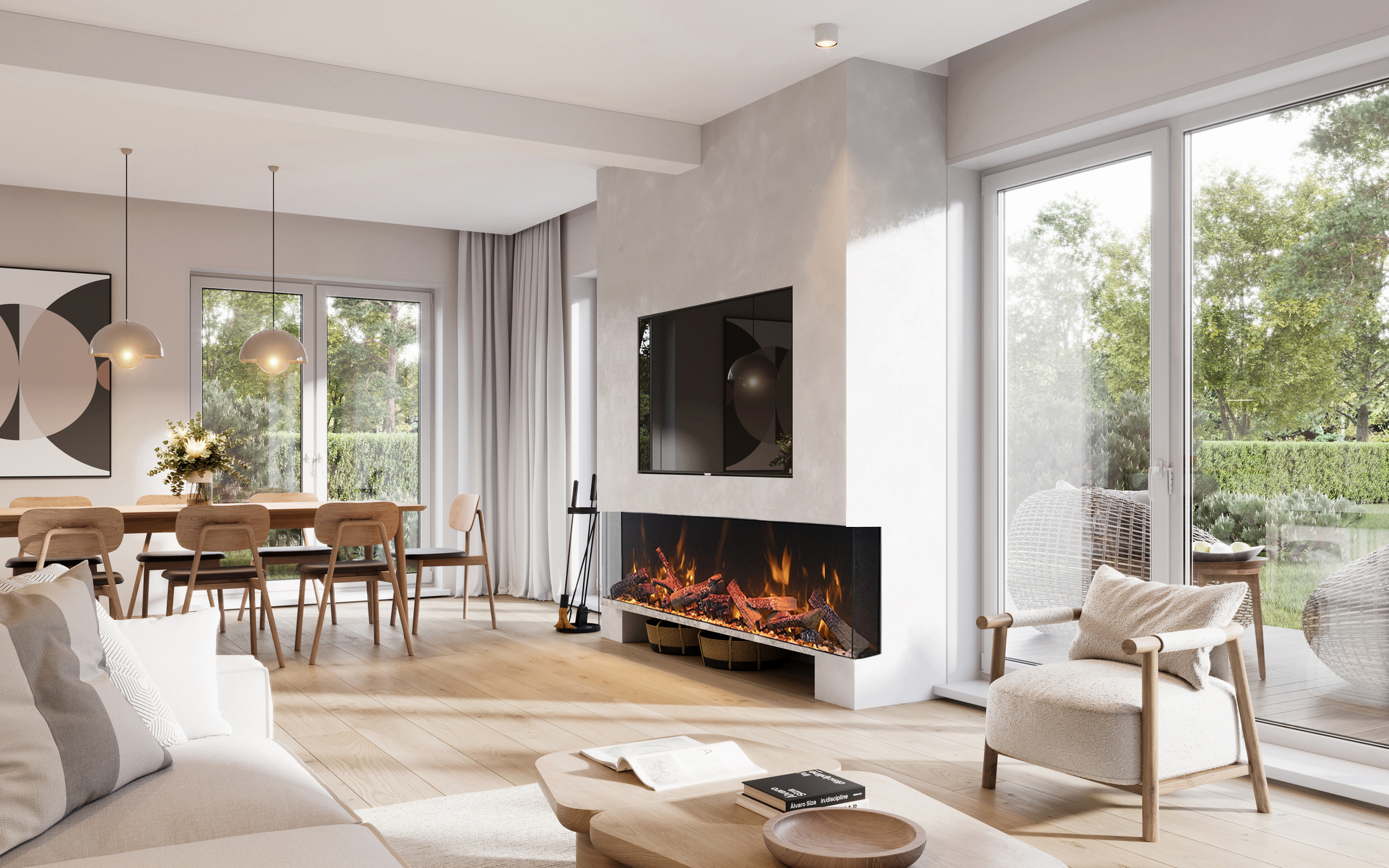 Amantii TruView Bespoke Electric Fireplace