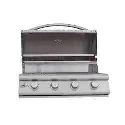 Blaze BCM 4-Piece 32-Inch Propane Outdoor Kitchen Package with Double Side Burner &amp; Refrigerato