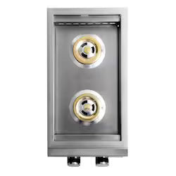 Blaze BCM 4-Piece 32-Inch Propane Outdoor Kitchen Package with Double Side Burner &amp; Refrigerato