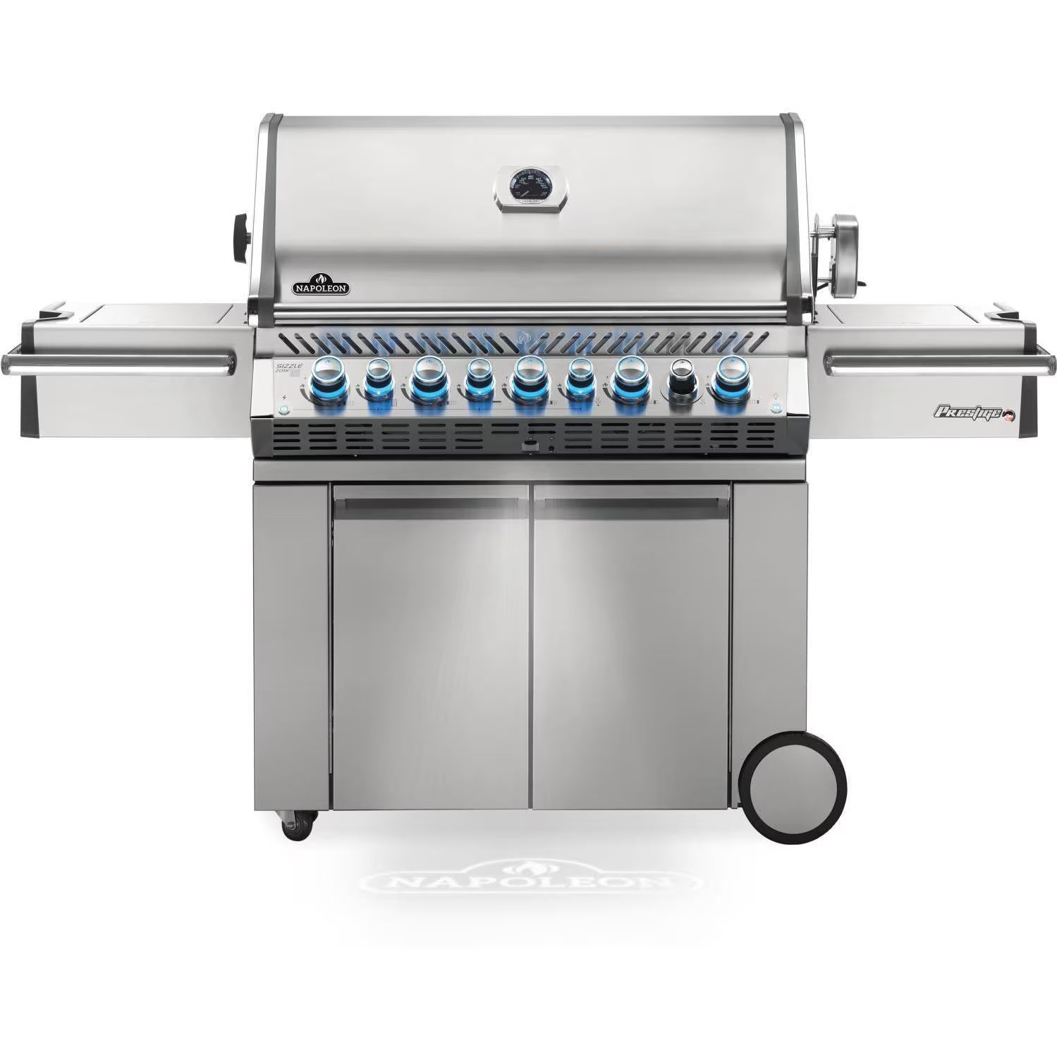 Napoleon Legacy Prestige PRO 665 5-Burner Propane Grill with Rotisserie & Infrared Side Burner (PRO665RSIBPSS-3)