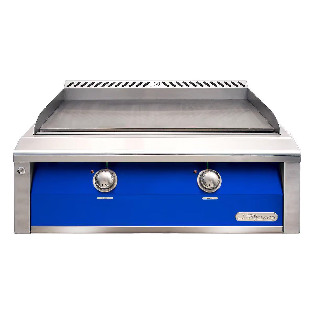 Alfresco 30-Inch Built-In Natural Gas Griddle in Blue Lilac – AXE-30GT-NG-S4005