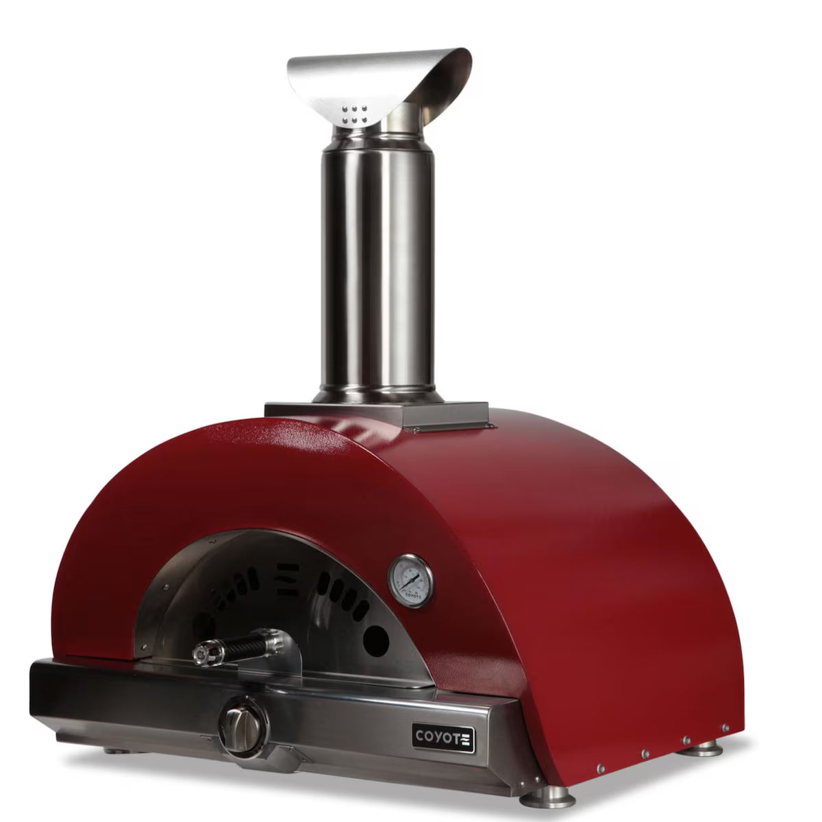 Coyote 30 Inch Hybrid Propane Pizza Oven - Red - C1PZ30HRLP
