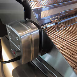 XO Pro-Grade 36-Inch 3 Burner Built-In Natural Gas Grill with Rotisserie Burner – XOGRILL36N