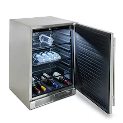 Blaze BCM 4-Piece 32-Inch Propane Outdoor Kitchen Package with Double Side Burner &amp; Refrigerato