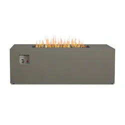Covewood 58 Inch Rectangular Aluminum Propane  in Gray