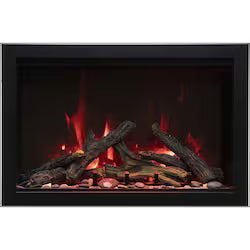 Amantii Traditional Bespoke 48-Inch Built-In Indoor/Outdoor Electric Fireplace Insert (TRD-48-BESPOKE)
