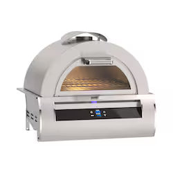 Fire Magic Natural Gas Black Glass Pizza Oven with Integrated Smart Technology (Model 5660)
