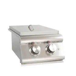 Blaze BCM 4-Piece 32-Inch Propane Outdoor Kitchen Package with Double Side Burner &amp; Refrigerato