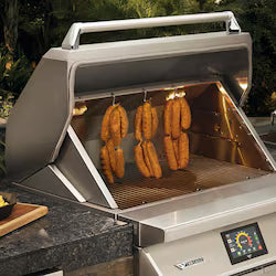 Twin Eagles Wi-Fi Controlled 36-Inch Stainless Steel Pellet Grill & Smoker on Deluxe Cart
