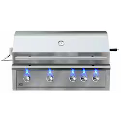XO Pro-Grade 42-Inch 4 Burner Built-In Natural Gas Grill with Rotisserie Burner – XOGRILL42N