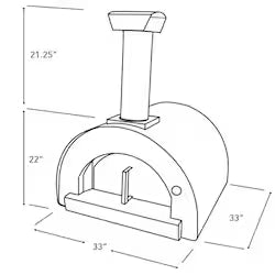 Cru Pro 60 Outdoor Wood-Fired Pizza Oven – CRUO60G1
