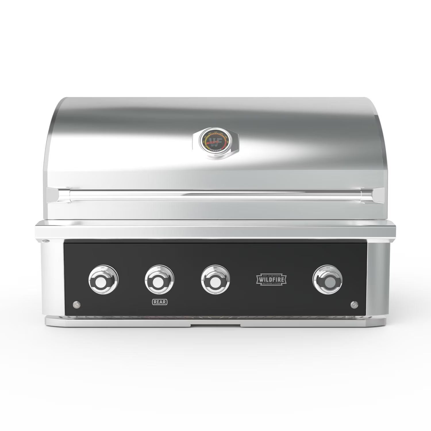 Wildfire Ranch Pro 36-Inch Built-In Natural Gas Grill – Black 304 Stainless Steel (WFPRO36G-BSS-NG)