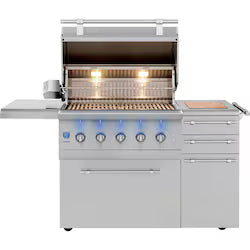 American Made Grills Encore 36-Inch Freestanding Hybrid Grill – Propane (ENCFS36-L)