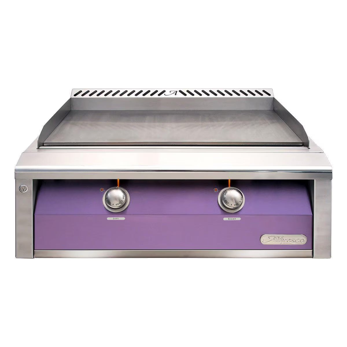 Alfresco 30-Inch Built-In Propane Griddle in Ultramarine Blue - AXE-30GT-LP-S5002