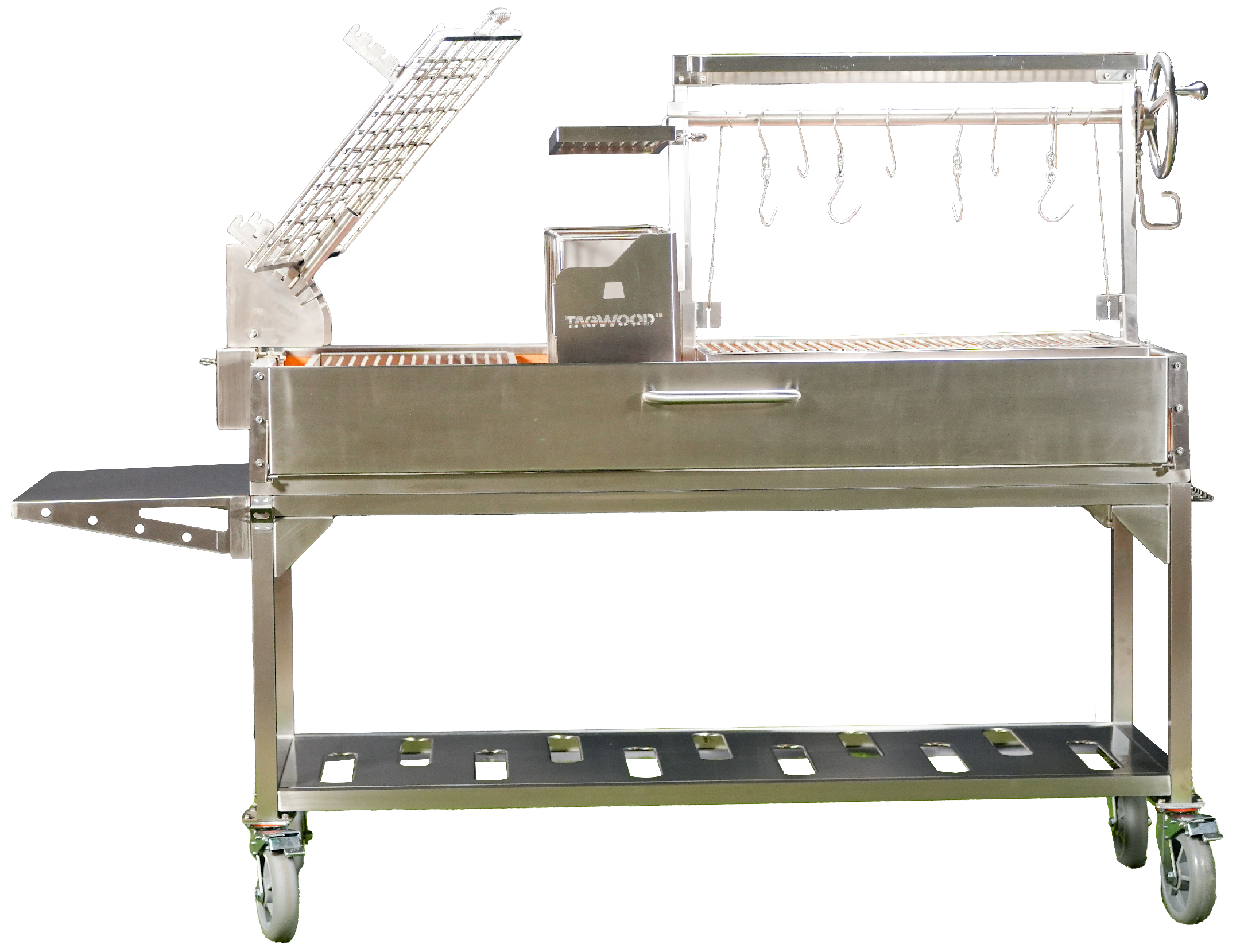 Tagwood Premium XL Stainless Steel Charcoal Grill – BBQ26SS (2,600 Sq. In.)