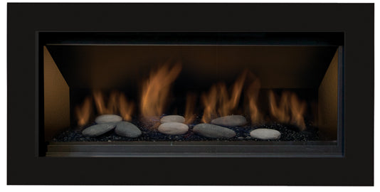 Sierra Flame Lamego 45-Inch Zero Clearance Contemporary Gas Fireplace with Electronic Ignition