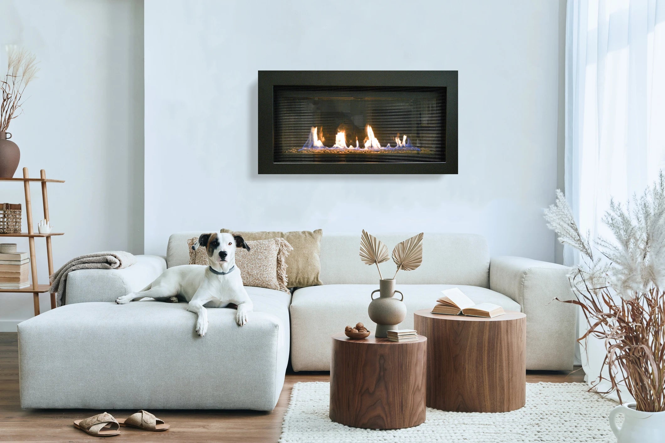 Sierra Flame Bennett 45L Direct Vent Linear Gas Fireplace