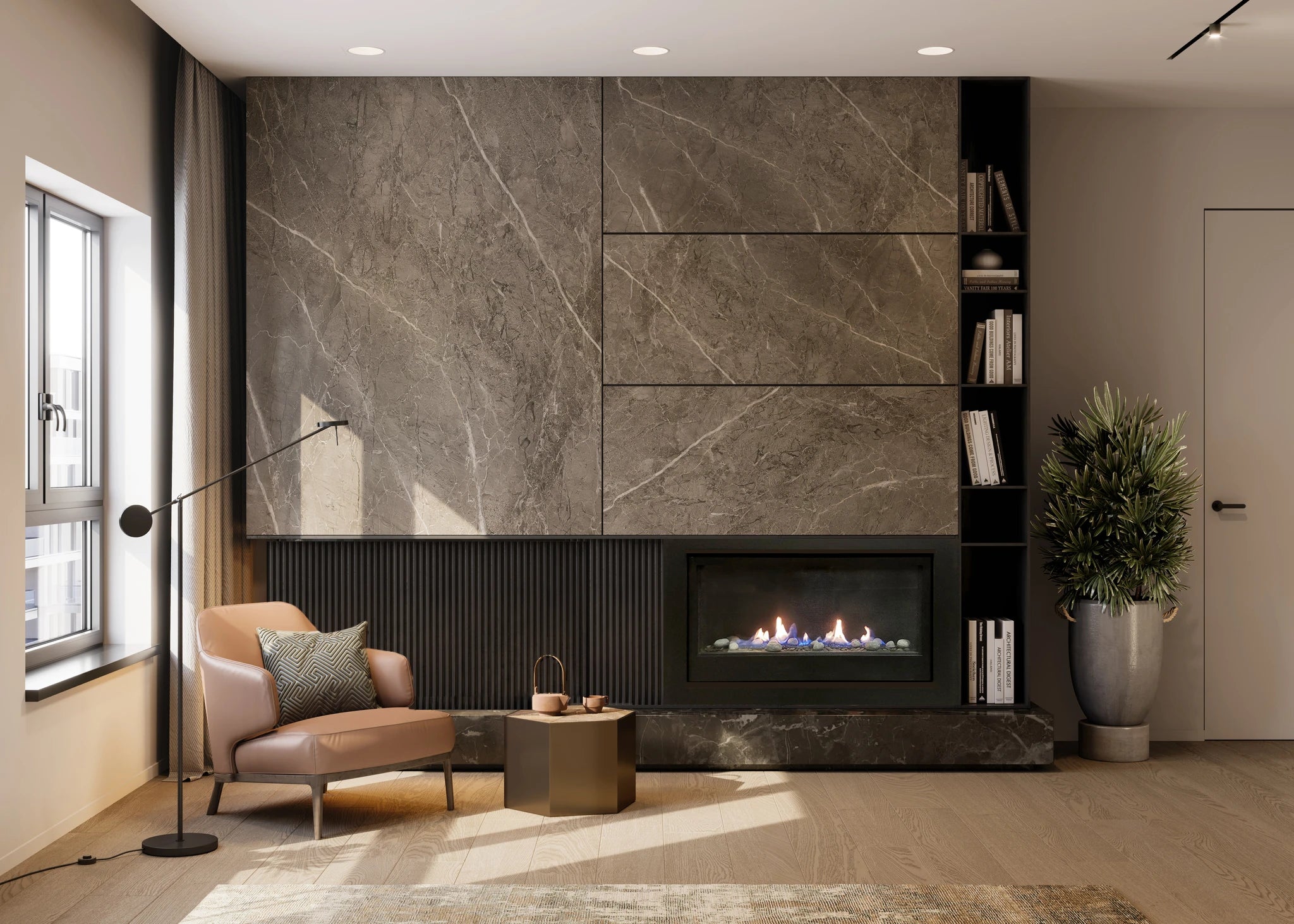 Sierra Flame Boston 36 Builder Linear Gas Fireplace