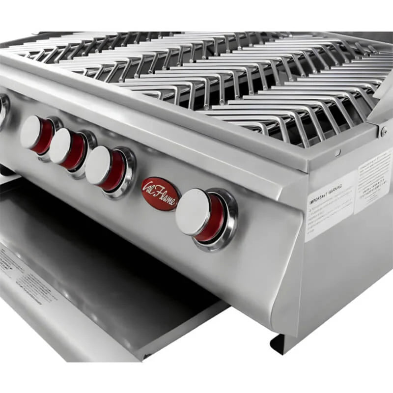 Cal Flame Avalon Q Escape Series BBQ Island with 4 Burner Grill  Model: BBK-820 R/L